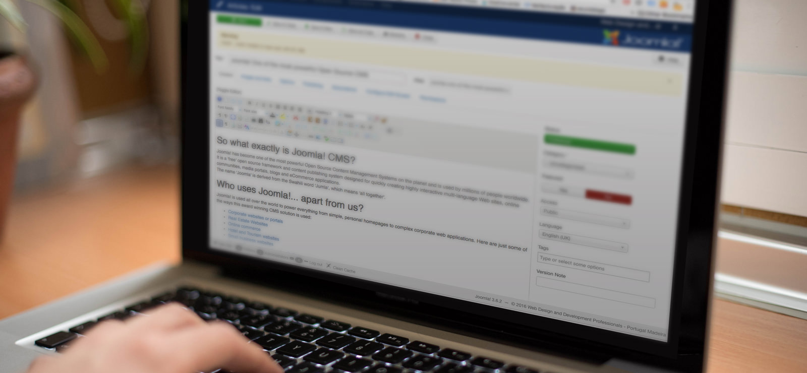 With JCE Editor design and updates made easy.